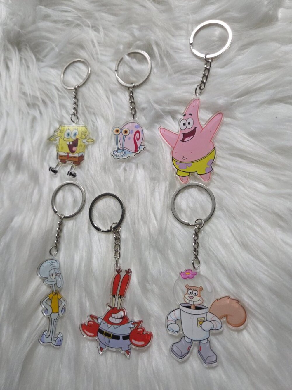 SpongeBob Squarepants Character Keychain Set - Picture 6 of 6